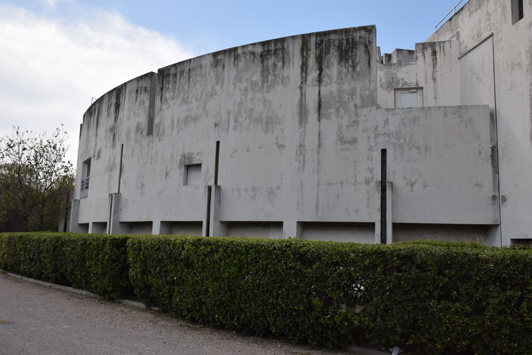 vue partielle des façades
