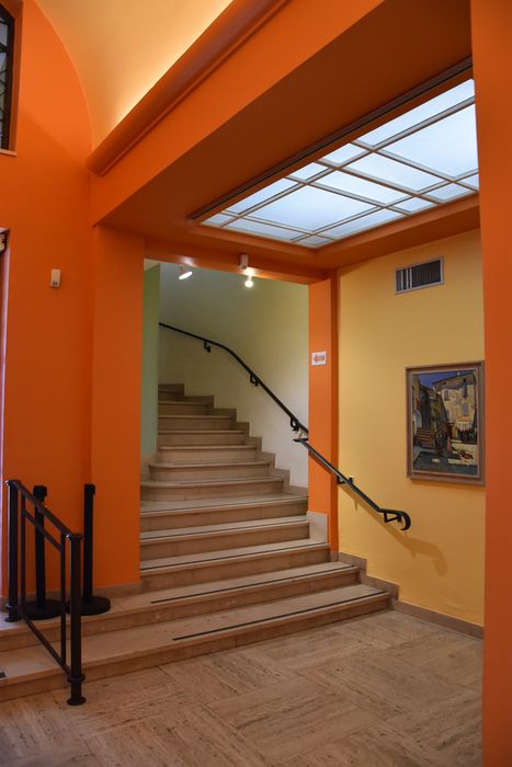 espace muséal, escalier