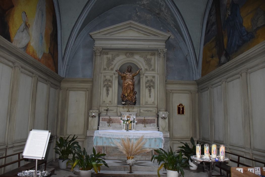 retable secondaire, statue : Vierge de l’Immaculée Conception