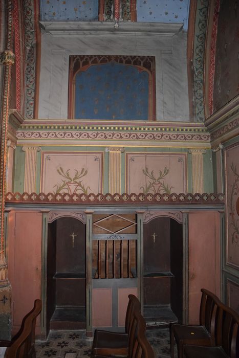 chapelle latérale, peinture monumentale