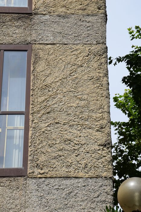 détail des revêtements des façades