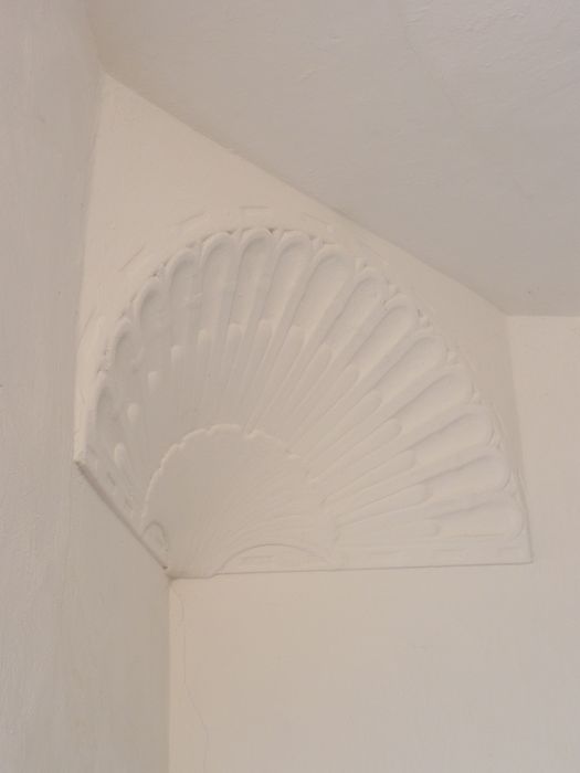 escalier à vis, détail du décor