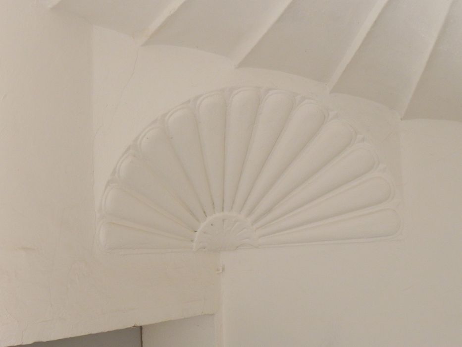 escalier à vis, détail du décor