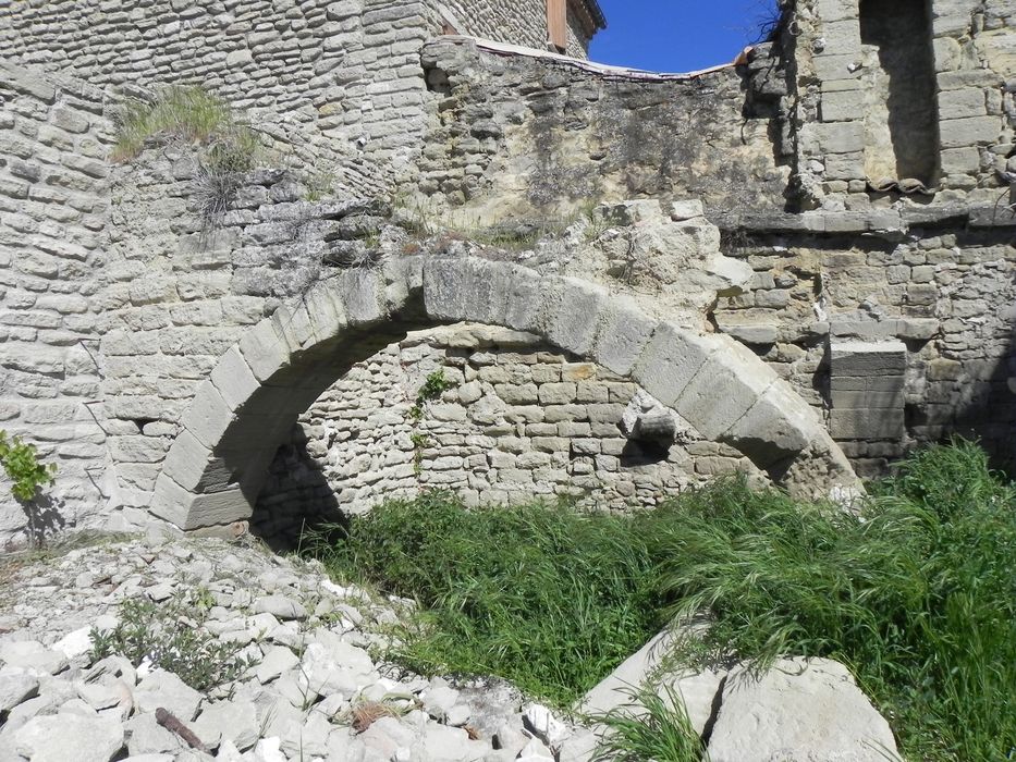 vue partielle des vestiges