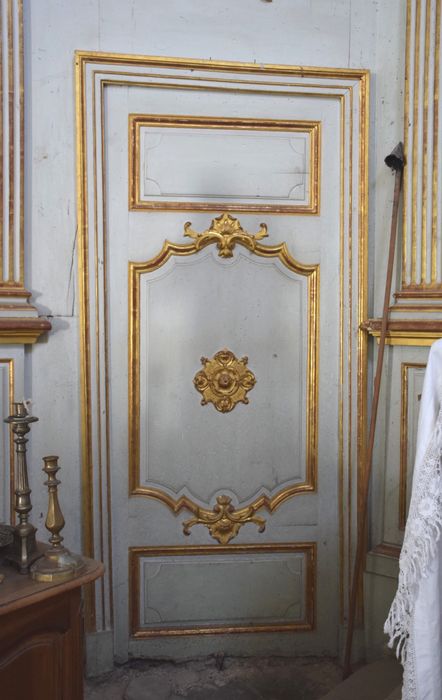 lambris de revêtement du choeur, vantail de porte
