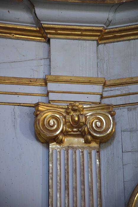 lambris de revêtement du choeur, détail