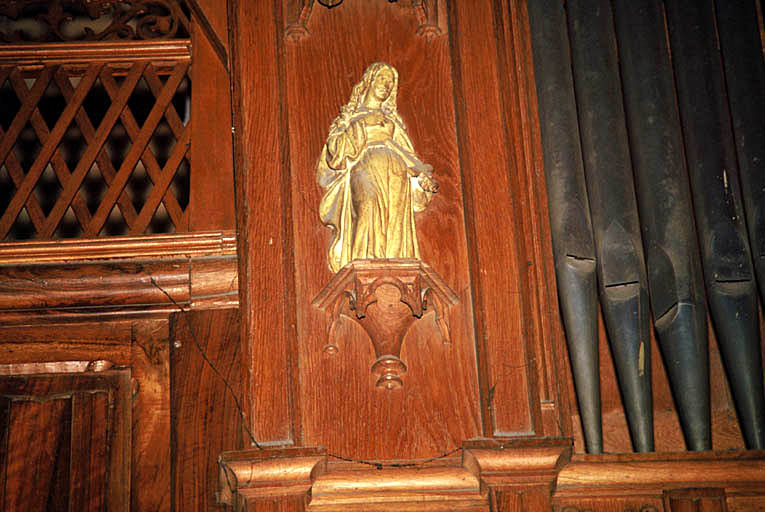 Détail des boiseries du choeur.