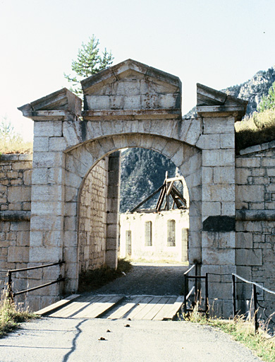 Entrée du bastion sud-est et logement du portier.