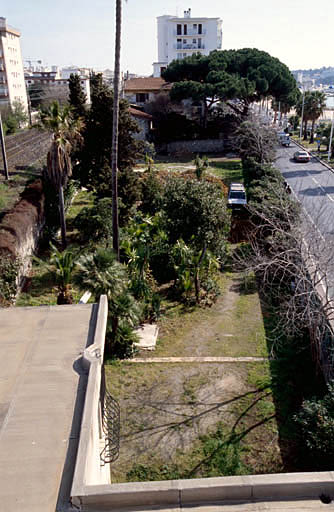 Jardin, vu depuis le toit de la villa.