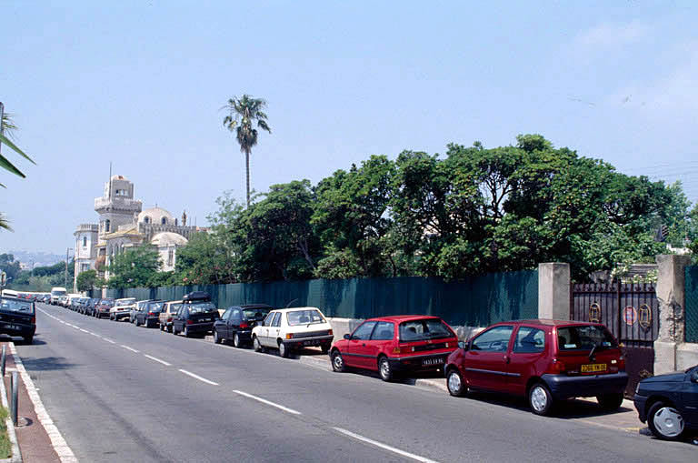 Le boulevard Guillaumont devant la villa.