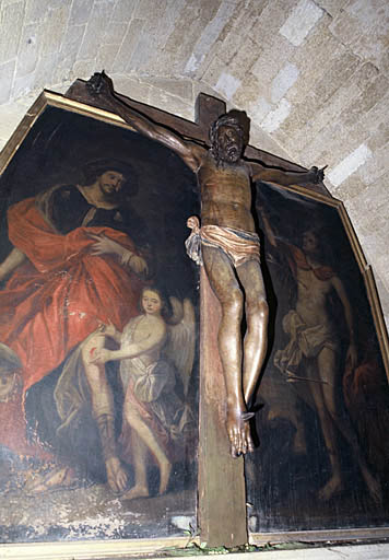 Vue du bas-côté sud, détail d'une chapelle latérale.