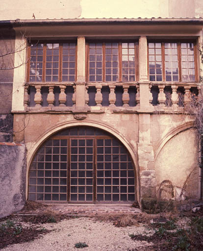 Vue du cloître, partie nord.