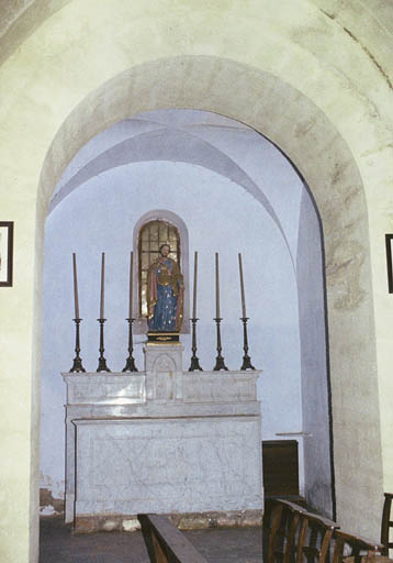 Vue intérieure, la chapelle latérale sud.