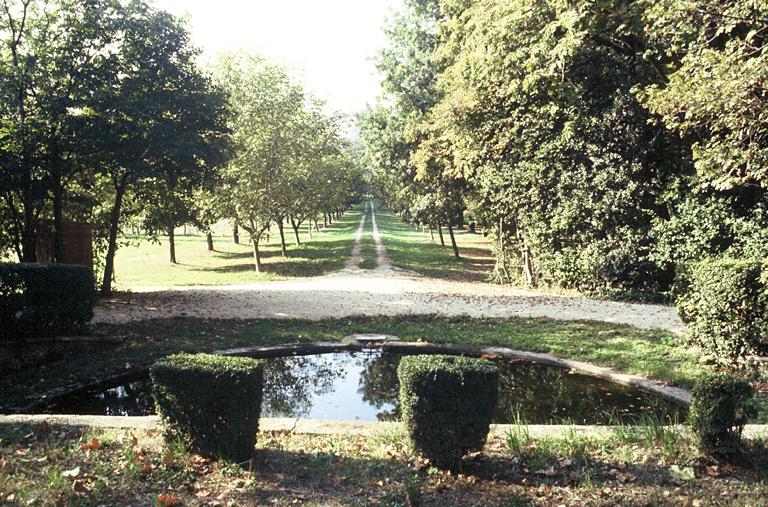 Vue des perspectives des allées.