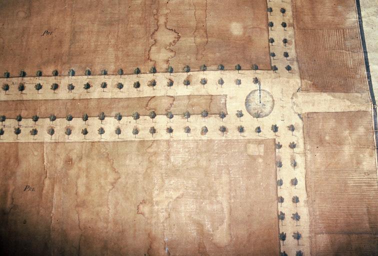 Vue du plan de 1751, détail.