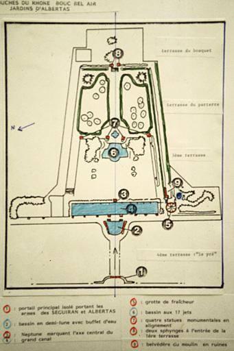 Vue du plan schématique établi par Alixe Audurier-Cros.
