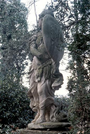 Statue du jardin : Athéna-Minerve.