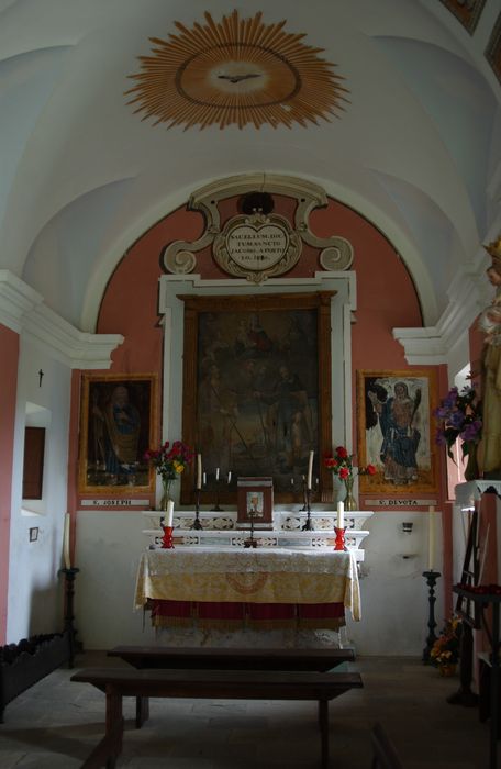 Eglise Saint-Blaise : chapelle latérale, vue générale