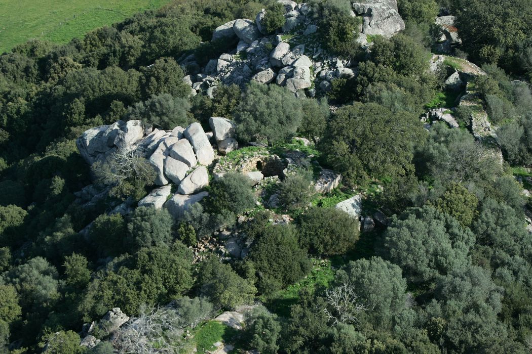 Site archéologique de Tappa : vue aérienne du site