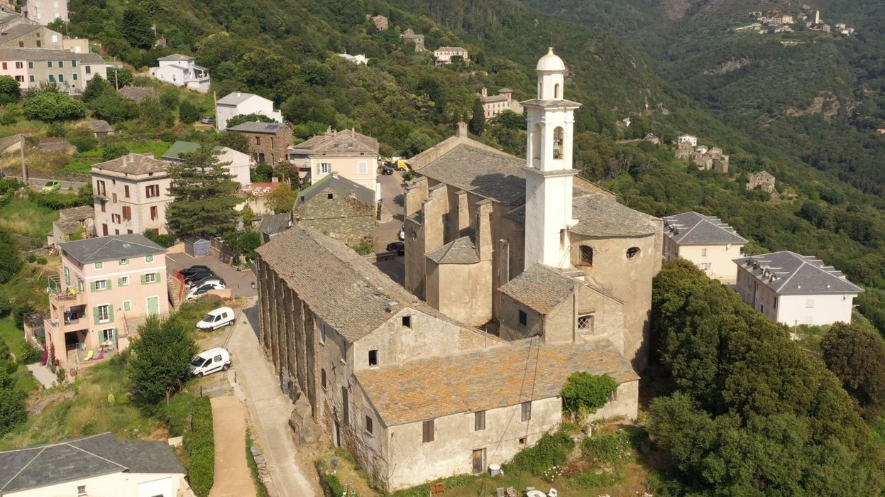 Eglise : Eglise : Ensemble est, vue aérienne, vue générale