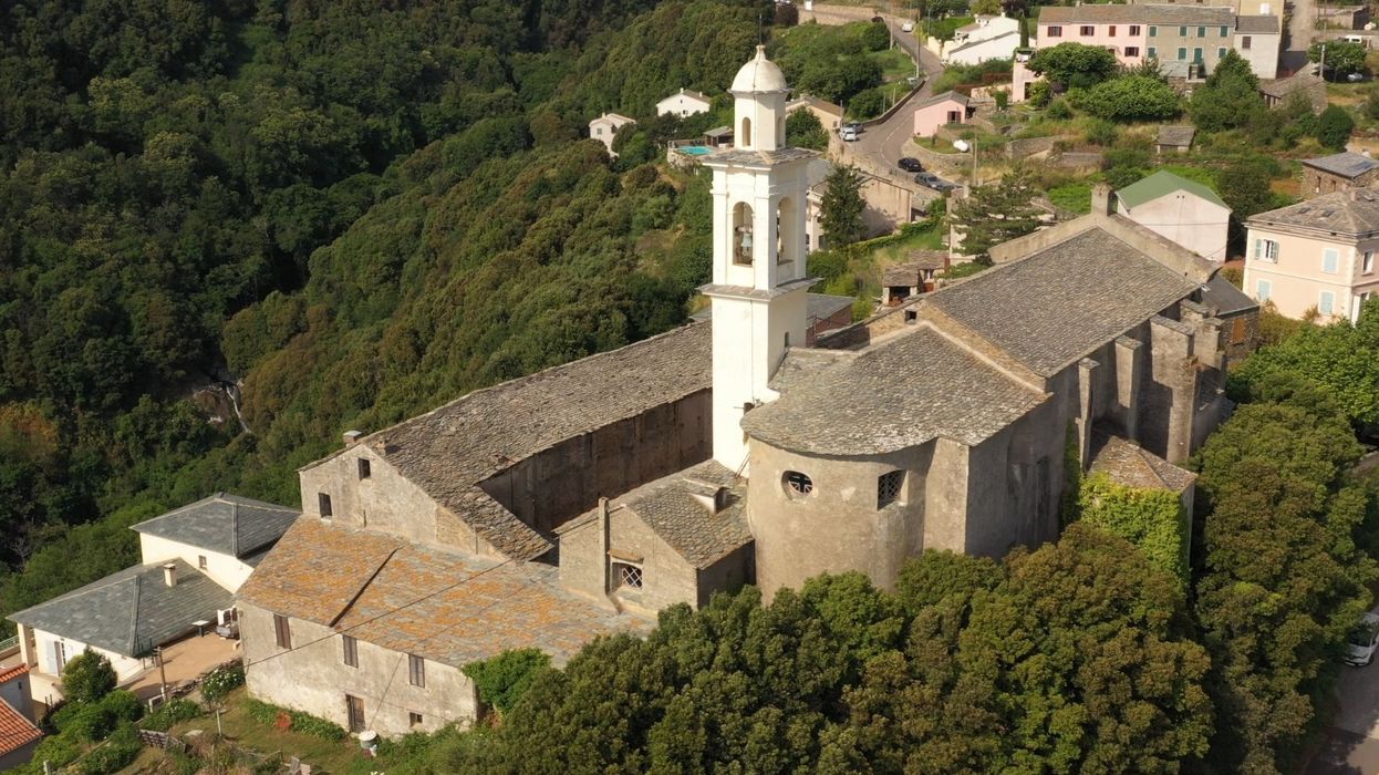 Eglise : Eglise : Ensemble nord-est, vue aérienne, vue générale