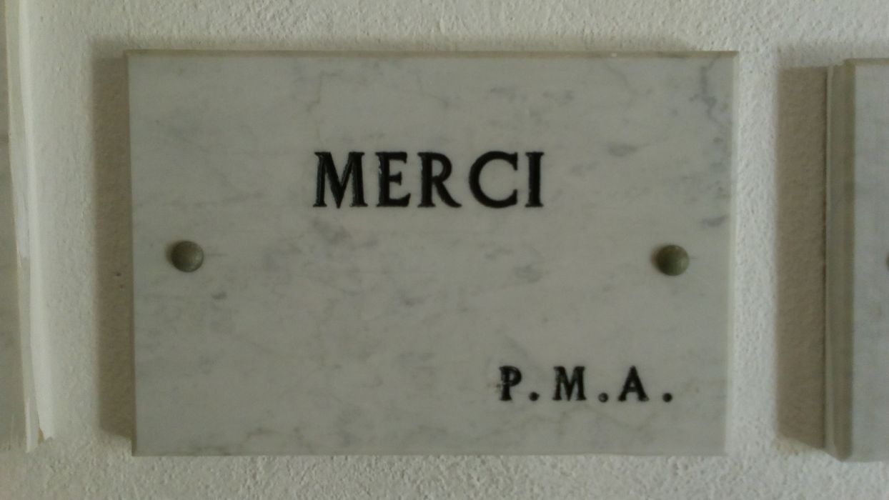 ex-voto mural : Merci P.M.A. - © Ministère de la Culture (France), Direction Régionale des Affaires Culturelles de Corse – Tous droits réservés