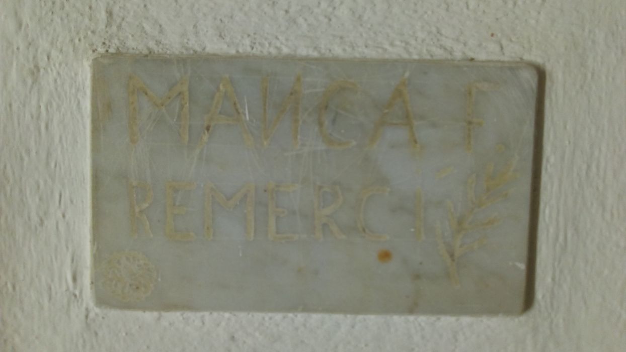 ex-voto mural : MANCA A F REMERCI - © Ministère de la Culture (France), Direction Régionale des Affaires Culturelles de Corse – Tous droits réservés