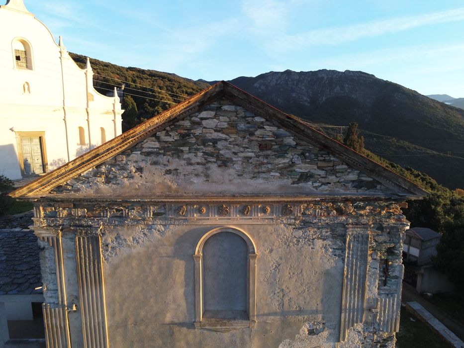 façade ouest, vue partielle