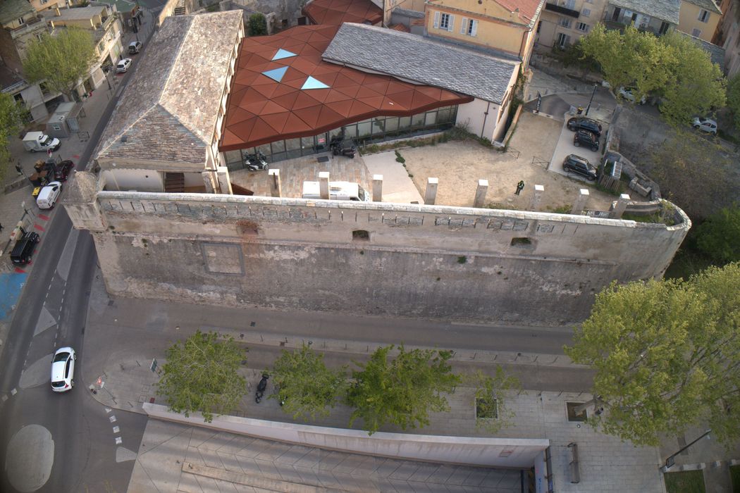 bastion Saint-Jean-Baptiste : vue aérienne depuis le sud