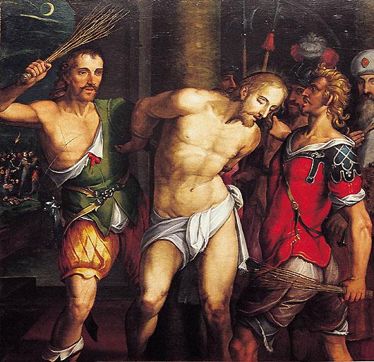 tableau : La Flagellation du Christ, vue générale - © Ministère de la culture (France) ; © Conseil départemental de l'Ain