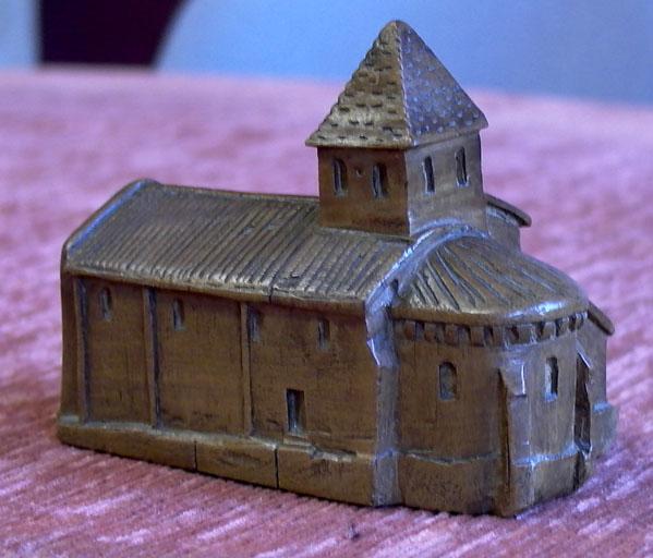 maquette Ancienne église de Neuville-les-Dames, vue générale - © Ministère de la culture (France) ; © Conseil départemental de l'Ain