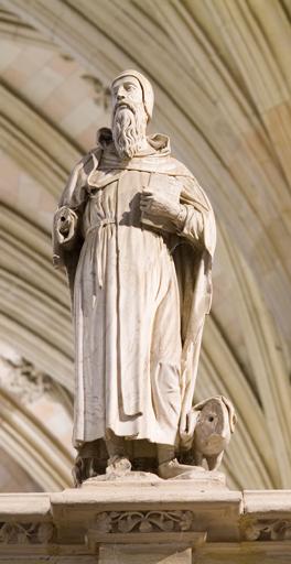 statue : Saint Antoine, vue générale - © Ministère de la culture (France) ; © Conseil départemental de l'Ain