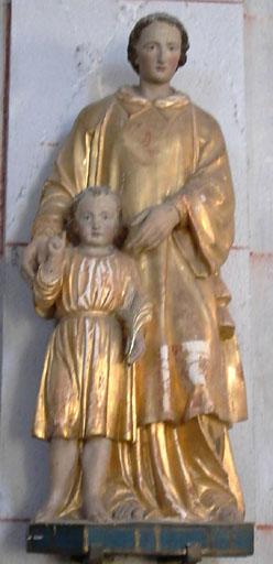 statue : saint Romain, vue générale