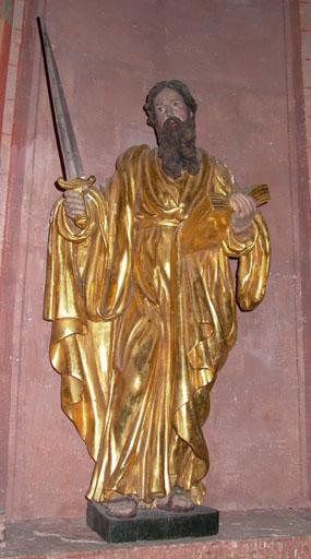 statue : saint Paul, vue générale - © Ministère de la culture (France) ; © Conseil départemental de l'Ain