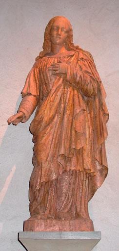 statue : Sainte Appoline, vue générale - © Ministère de la culture (France) ; © Conseil départemental de l'Ain