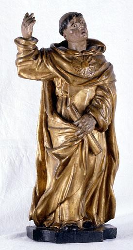 statue : Saint Thomas d'Aquin, vue générale - © Ministère de la culture (France) ; © Conseil départemental de l'Ain