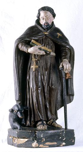 statue : Saint Antoine, vue générale - © Ministère de la culture (France) ; © Conseil départemental de l'Ain