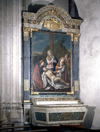 tableau : la Lamentation, vue générale - © Ministère de la culture (France) ; © Conseil départemental de l'Ain