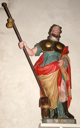 statue : Saint Roch, vue générale