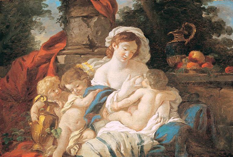 tableau : La Charité, vue générale - © Ministère de la culture (France) ; © Conseil départemental de l'Ain