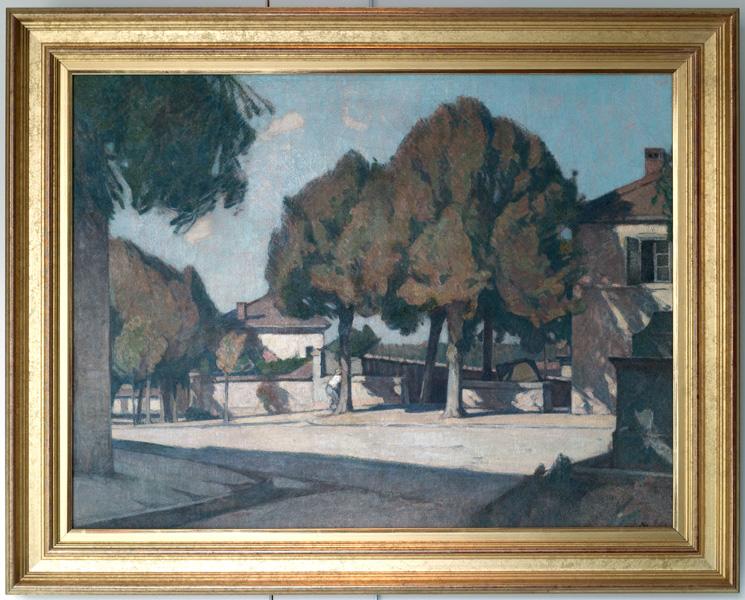 tableau : Place au soleil, vue générale - © Ministère de la culture (France) ; © Conseil départemental de l'Ain