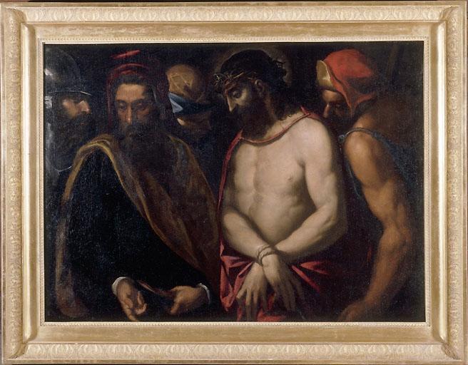 tableau : Ecce Homo ou Christ aux outrages, vue générale - © Ministère de la culture (France) ; © Conseil départemental de l'Ain