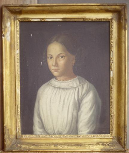 tableau : Portrait de jeune fille, vue générale - © Ministère de la culture (France) ; © Conseil départemental de l'Ain