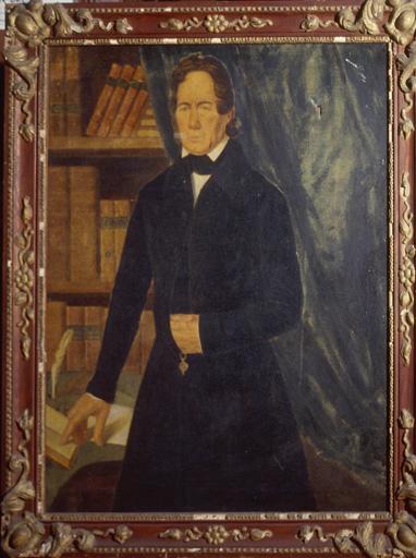 tableau : Portrait de Jean-Baptiste Caillon, vue générale - © Ministère de la culture (France) ; © Conseil départemental de l'Ain