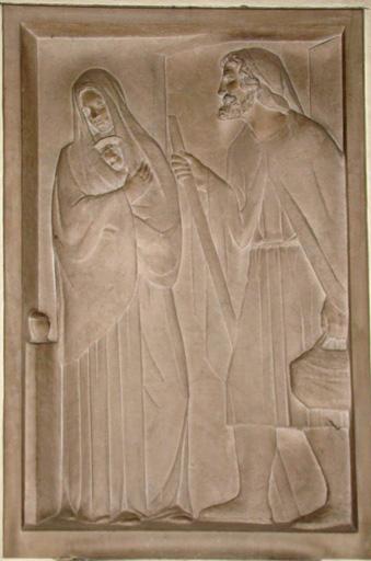 bas-relief : Fuite en Egypte, vue générale - © Ministère de la culture (France) ; © Conseil départemental de l'Ain