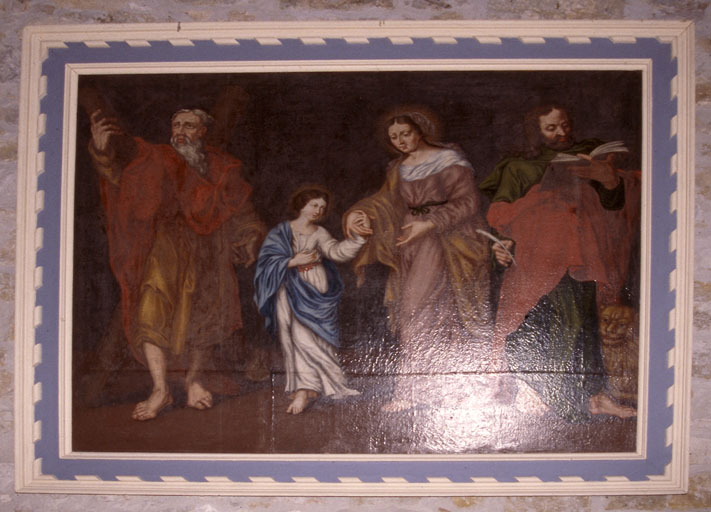 tableau   Sainte Anne, la Vierge, Saint André, Saint Marc    - © Ministère de la Culture (France), Conservation des antiquités et des objets d’art de l’Ain, tous droits réservés