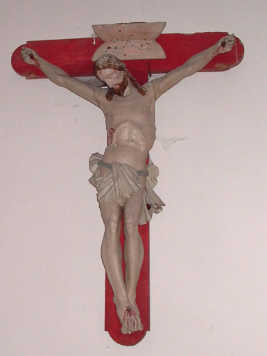statue Christ en croix - © Ministère de la Culture (France), Conservation des antiquités et des objets d’art de l’Ain, tous droits réservés