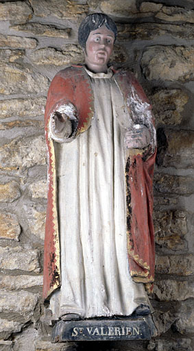 statue Saint Valérien - © Ministère de la Culture (France), Conservation des antiquités et des objets d’art de l’Ain, tous droits réservés
