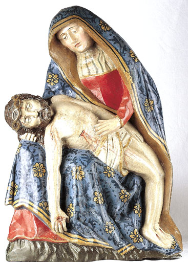 statue Vierge de Pitié - © Ministère de la Culture (France), Conservation des antiquités et des objets d’art de l’Ain, tous droits réservés