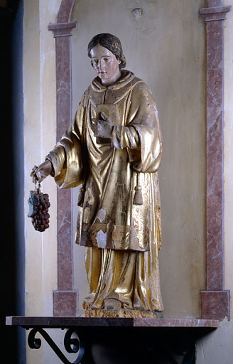 statue Saint Vincent - © Ministère de la Culture (France), Conservation des antiquités et des objets d’art de l’Ain, tous droits réservés